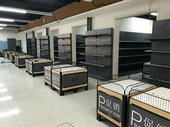 商丘嘉百樂購物廣場(chǎng)商超貨架案例